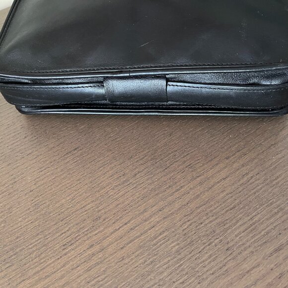 Vintage Longchamp Black Leather Bag - Picture 5 of 12